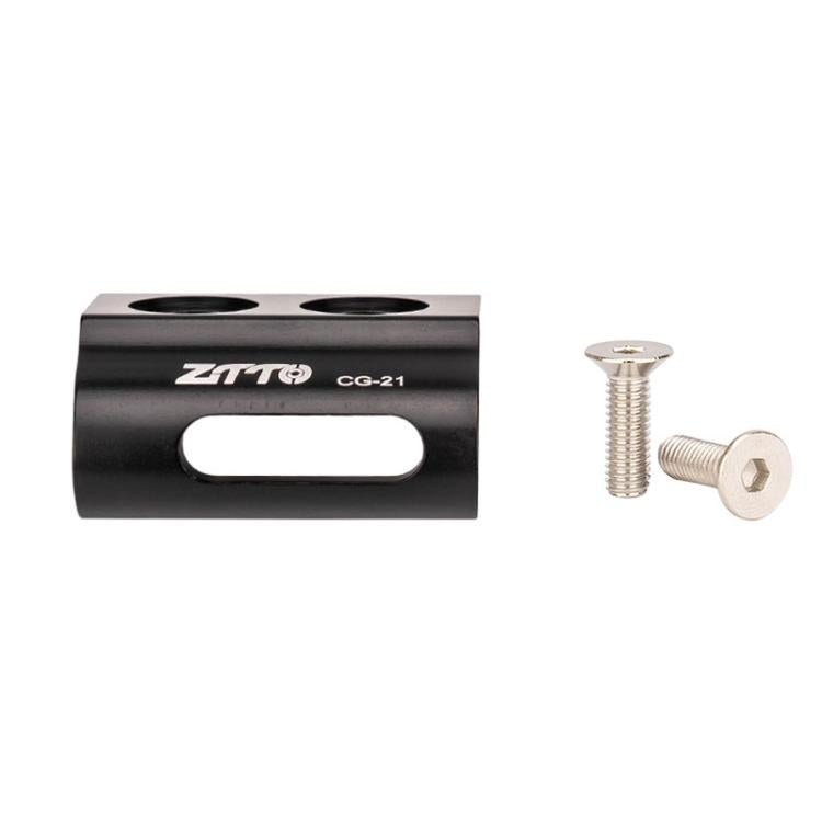 ขาจับดิสเทอเลียร์หน้า ZTTO สำหรับจักรยานถนน รุ่น CG21 สีดำ, CG21 สีแดง, CG22 สีดำ, CG22 สีแดง