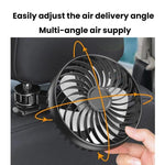 Car Rear USB Silent Three-Speed Adjustable Fan