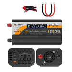 XUYUAN 12V / 24V To 110V Pure Sine Wave Inverter Power Inverter US Plug, 800W Black, 1400W Black, 2000W Black, 3000W Black, 3600W Black, 4000W Black, 800W Red, 1400W Red, 2000W Red, 3000W Red