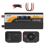 XUYUAN 12V / 24V To 110V Pure Sine Wave Inverter Power Inverter US Plug, 800W Black, 1400W Black, 2000W Black, 3000W Black, 3600W Black, 4000W Black, 800W Red, 1400W Red, 2000W Red, 3000W Red
