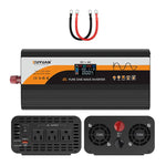 XUYUAN 12V / 24V To 110V Pure Sine Wave Inverter Power Inverter US Plug, 800W Black, 1400W Black, 2000W Black, 3000W Black, 3600W Black, 4000W Black, 800W Red, 1400W Red, 2000W Red, 3000W Red