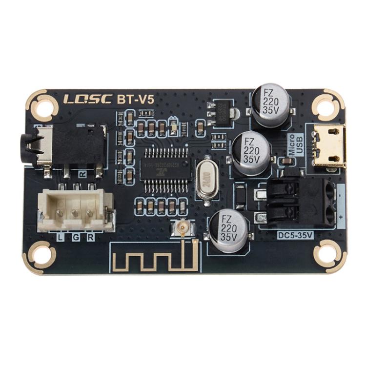 บอร์ดถอดรหัส MP3 Bluetooth 5.1 สำหรับ DIY ปรับแต่งเครื่องเสียงรถยนต์แบบ Lossless, LQSC BT-V5