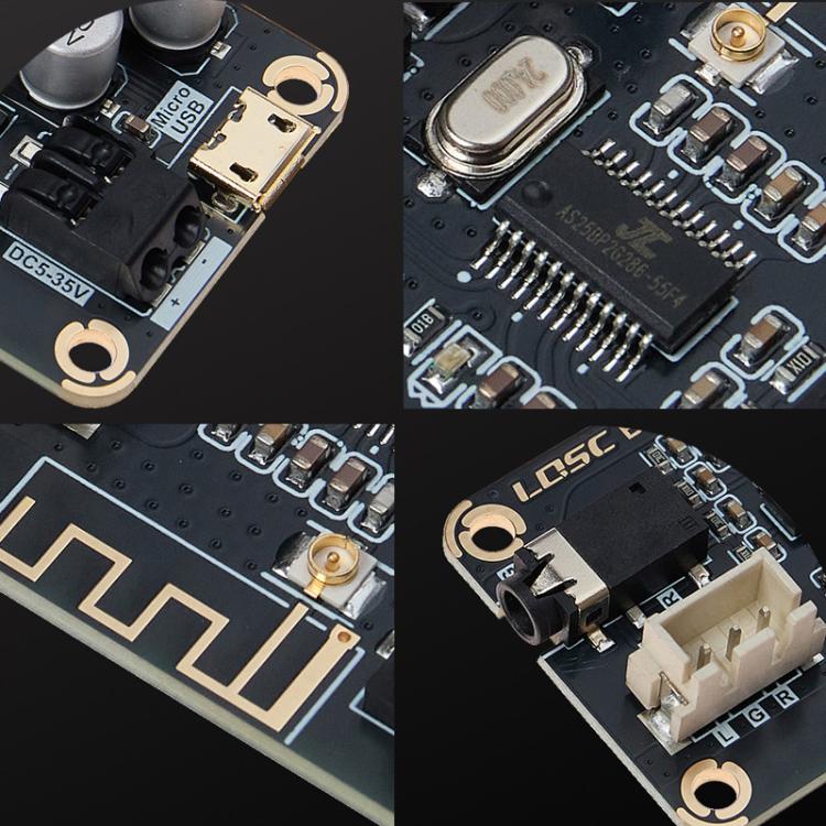 บอร์ดถอดรหัส MP3 Bluetooth 5.1 สำหรับ DIY ปรับแต่งเครื่องเสียงรถยนต์แบบ Lossless, LQSC BT-V5