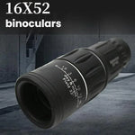 กล้องส่องทางไกล 16x52 กลางแจ้ง สำหรับกลางคืนแสงน้อย พร้อมถ่ายภาพด้วยโทรศัพท์, แบบเดี่ยวพร้อมกระเป๋า, พร้อมกระเป๋าและที่ยึดโทรศัพท์, พร้อมกระเป๋า ที่ยึดโทรศัพท์และขาตั้งกล้อง