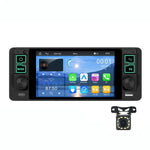 เครื่องเล่น MP5 หน้าจอแนวนอน 5.1 นิ้ว ที่นั่งเดียว พร้อมฟังก์ชัน CarPlay ไร้สาย เครื่องรวมในตัว รุ่นมาตรฐาน, รุ่นมาตรฐาน+กล้อง 12 ดวง