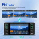 เครื่องเล่น MP5 หน้าจอแนวนอน 5.1 นิ้ว ที่นั่งเดียว พร้อมฟังก์ชัน CarPlay ไร้สาย เครื่องรวมในตัว รุ่นมาตรฐาน, รุ่นมาตรฐาน+กล้อง 12 ดวง