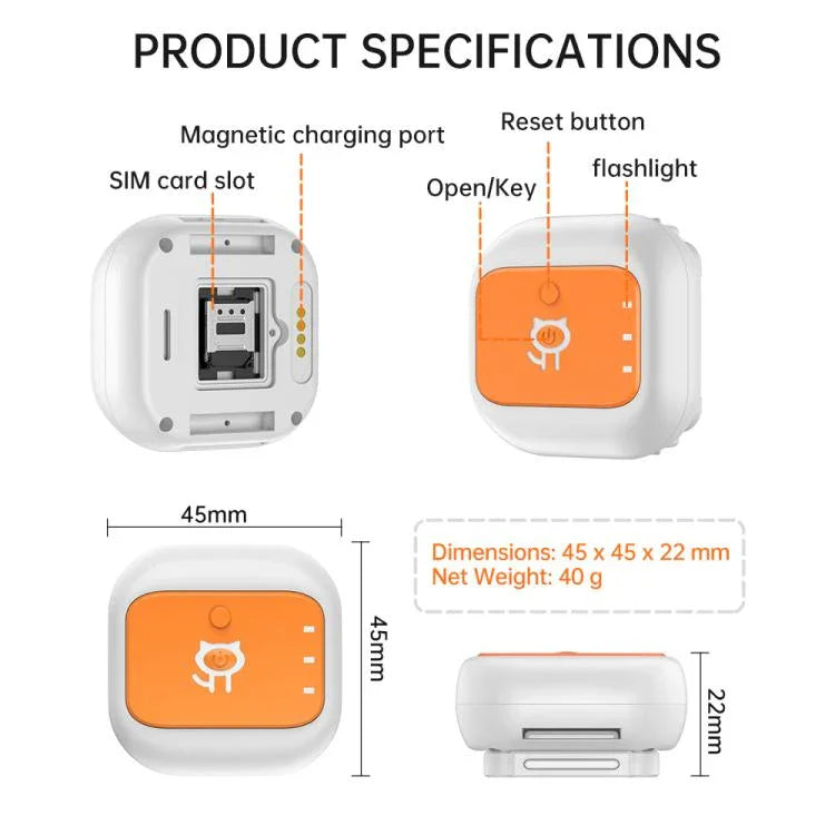 ปลอกคอสัตว์เลี้ยงแจ้งเตือนรั้วอิเล็กทรอนิกส์ SOS ตำแหน่ง GPS/WIFI แบบเรียลไทม์