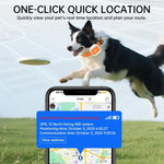 ปลอกคอสัตว์เลี้ยงแจ้งเตือนรั้วอิเล็กทรอนิกส์ SOS ตำแหน่ง GPS/WIFI แบบเรียลไทม์