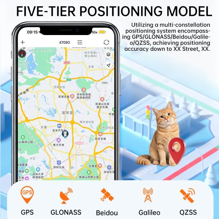 ปลอกคอสัตว์เลี้ยงแจ้งเตือนรั้วอิเล็กทรอนิกส์ SOS ตำแหน่ง GPS/WIFI แบบเรียลไทม์