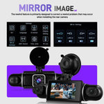 กล้องบันทึกการขับขี่รถยนต์ 3 นิ้ว ความละเอียด 2K WiFi บันทึกสี่ช่อง พร้อมเซ็นเซอร์แรงโน้มถ่วง 1080P รุ่น L5942