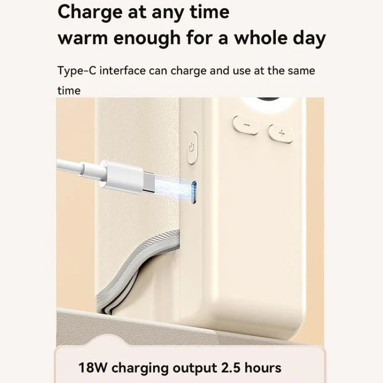 ปลอกอุ่นขวดนมเด็กแบบพกพา ปลอกอุ่นไร้สาย พร้อมแบตเตอรี่ในตัว 10000mAh และไฟกลางคืน