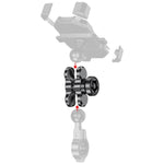 J5 Metal Clamp Arm Anti-Theft Heightening Connecting Rod Phone Mount Height-Extending Accessory, J5 Metal Clamp Arm