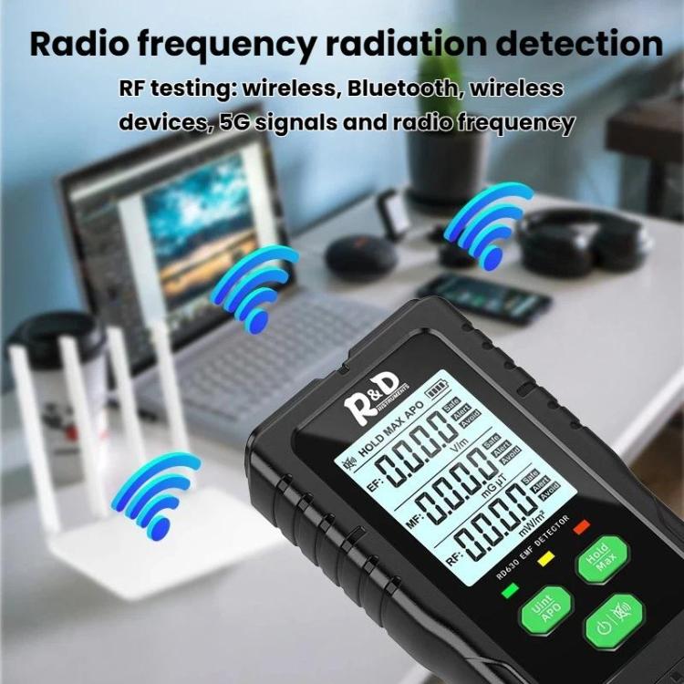 เครื่องตรวจจับสนามไฟฟ้า สนามแม่เหล็ก และคลื่นวิทยุ 3-in-1 R&D INSTRUMEMTS RD630, RD630