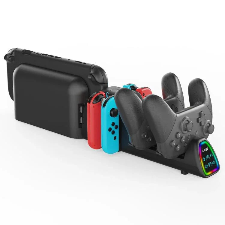 แท่นชาร์จ 10-in-1 ipega สำหรับ Nintendo Switch 2 / Joy-Con & Pro Controllers รุ่นเสียบ USB PG-SW2187