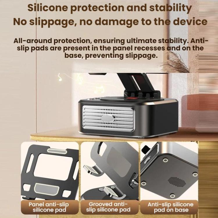 3 in 1 Multifunctional Tablet/Phone Stand with Bluetooth Speaker, PK-05