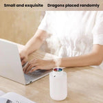 เครื่องเพิ่มความชื้น Dazzle Cup พร้อมไฟวิ่งหลากสี USB มินิ สำหรับรถและบ้าน รุ่น H05