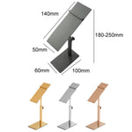 ชั้นวางรองเท้าสแตนเลสสำหรับรองเท้าส้นสูง, ขนาด 140x50 มม. ขาแบบปรับได้ผิวเงา, ขนาด 140x50 มม. ขาแบบปรับได้สีโรสโกลด์, ขนาด 140x50 มม. ขาแบบปรับได้สีดำ, ขนาด 140x50 มม. ขาแบบปรับได้สีไทเทเนียม, ขาแบบปรับได้สีดำ, สีดำแบบสี่เหลี่ยม/กลม