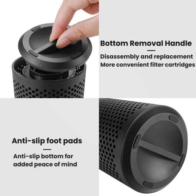 Car Air Purifier Home Office Desktop Negative Ion Running Light Portable Smoke Purifier