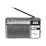 วิทยุพกพาหลายคลื่น FM AM SW พร้อมปุ่มปรับอิสระ BAIJIALI BJL-667, BAIJIALI BJL-667