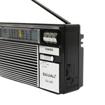 วิทยุพกพาหลายคลื่น FM AM SW พร้อมปุ่มปรับอิสระ BAIJIALI BJL-667, BAIJIALI BJL-667