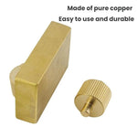 Mini Copper Edge Oil Box DIY Leather Tools