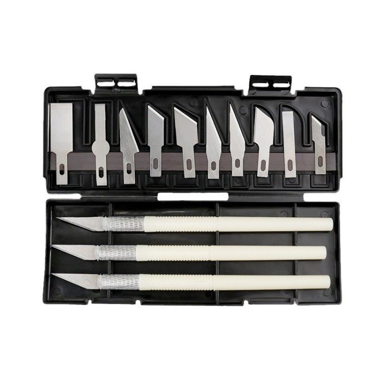 ชุดมีดตัดกระดาษแกะสลัก 13 ชิ้น / ชุด เครื่องมือทำตรายาง มีดศิลปะ