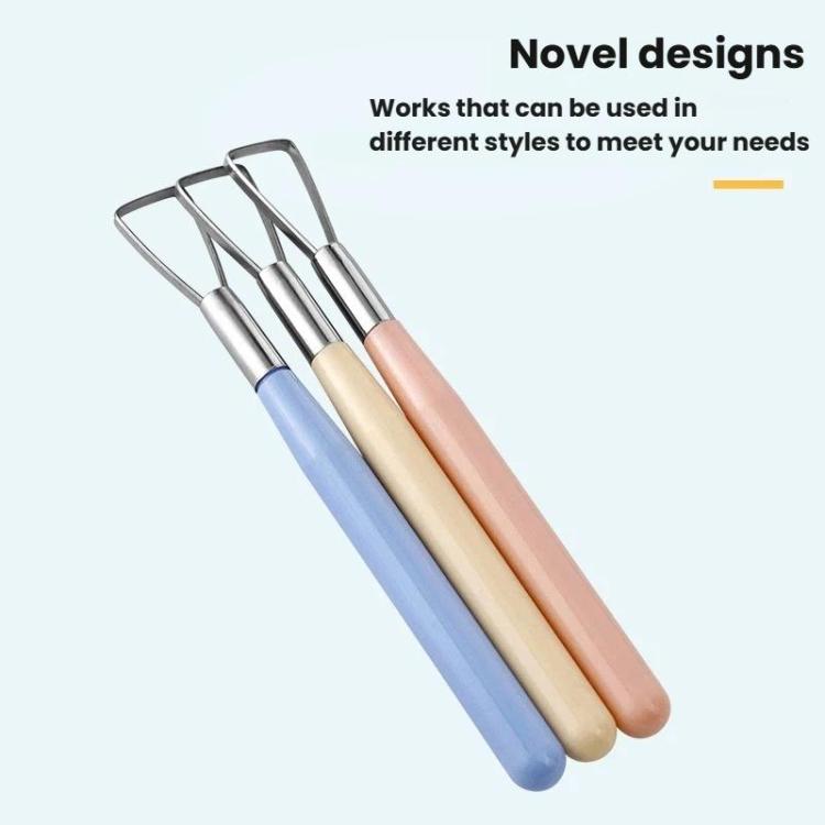 3pcs Pottery Clay Handmade Pottery Sculpting Tools Plastic Clay Embossing Tools, 3pcs Sculpting Tools