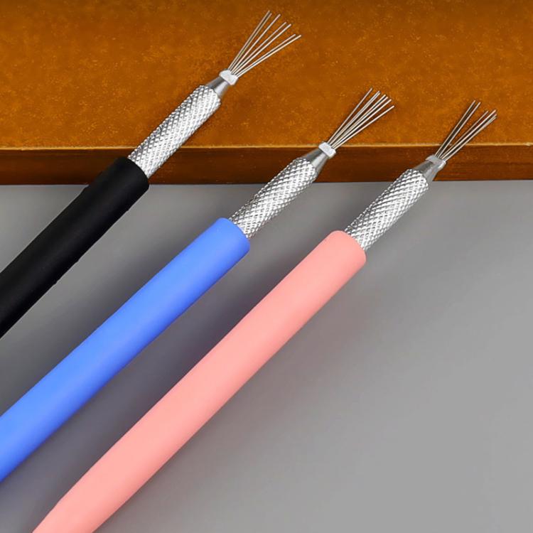 แปรงลายดินเหนียวนุ่ม 3 ชิ้น เครื่องมือปั้นดินเหนียว DIY ช่วยทำลาย