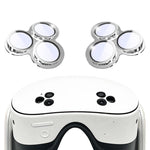 For Meta Quest 3S Alloy Lens Protector Anti-Blast Tempered Glass Screen Protector