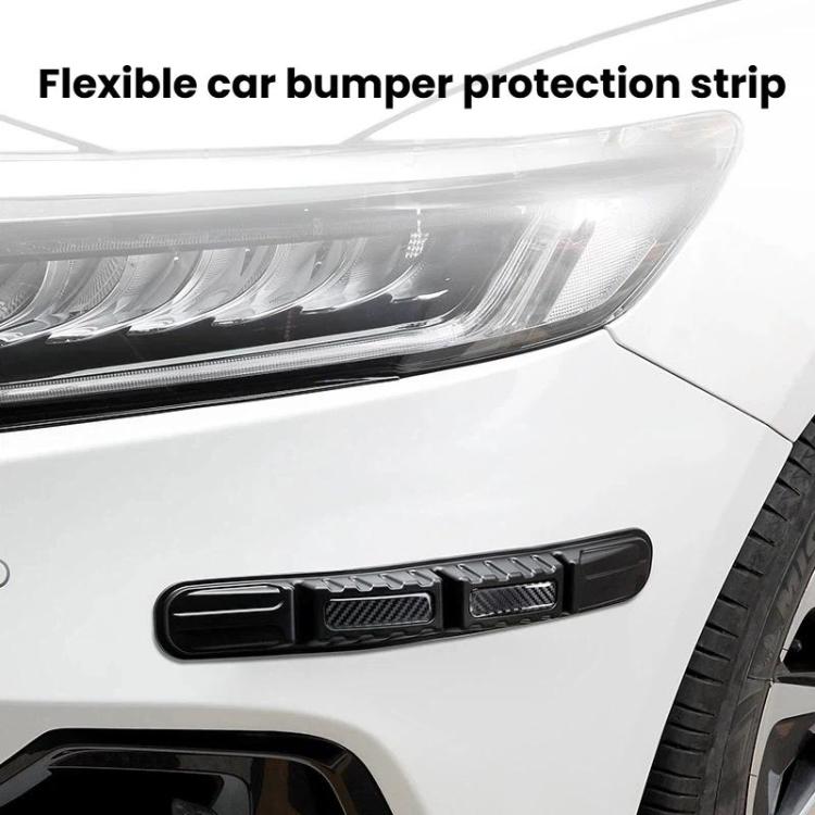 CTU040-1 2pcs Car Bumper Anti-Collision Strip Universal Trunk Anti-Scratch Protective Sticker, CTU040-1