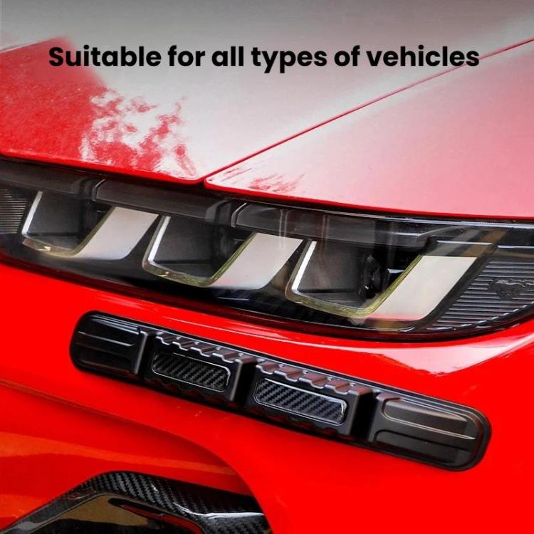 CTU040-1 2pcs Car Bumper Anti-Collision Strip Universal Trunk Anti-Scratch Protective Sticker, CTU040-1