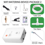 ระบบรดน้ำหยดอัตโนมัติสมาร์ท WiFi รองรับ Tuya พร้อมปั๊มคู่ รองรับกระถางได้ถึง 16 กระถาง รุ่นปรับหัวหยดและรุ่นลูกศรหยดปรับได้