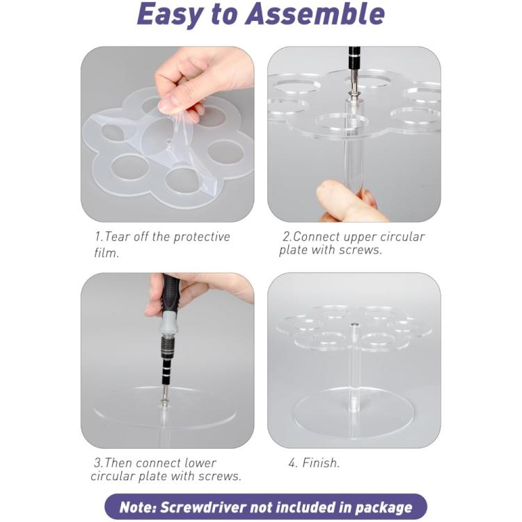 ที่จัดระเบียบตลับหมึกอะคริลิก 6 ช่อง สำหรับ Cirkul รุ่น YX210