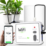 ระบบรดน้ำอัตโนมัติสมาร์ท WiFi ปั๊มคู่ ควบคุมระยะไกลผ่านโทรศัพท์มือถือ อุปกรณ์รดน้ำ ปรับลูกศรหยดน้ำ USB, ปรับลูกศรหยดน้ำ ปลั๊ก US, ปรับลูกศรหยดน้ำ ปลั๊ก UK, ลูกศรหยดน้ำโปร่งใส USB, ลูกศรหยดน้ำโปร่งใส ปลั๊ก US