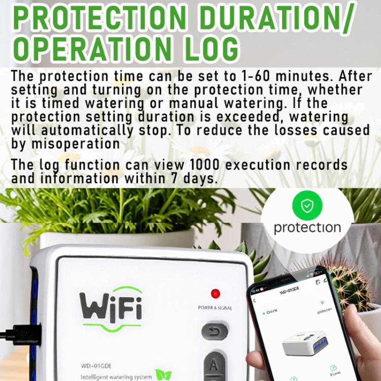 ระบบรดน้ำอัตโนมัติสมาร์ท WiFi ปั๊มคู่ ควบคุมระยะไกลผ่านโทรศัพท์มือถือ อุปกรณ์รดน้ำ ปรับลูกศรหยดน้ำ USB, ปรับลูกศรหยดน้ำ ปลั๊ก US, ปรับลูกศรหยดน้ำ ปลั๊ก UK, ลูกศรหยดน้ำโปร่งใส USB, ลูกศรหยดน้ำโปร่งใส ปลั๊ก US