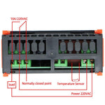 STC-100A ตัวควบคุมอุณหภูมิดิจิทัลสำหรับระบบทำความร้อนและความเย็นในเรือนกระจก ห้องเก็บของเย็นขนาดเล็ก/กลาง, STC-100A 220V