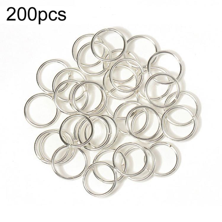 แหวนต่อเครื่องประดับทำมือ 200 ชิ้น อุปกรณ์ DIY ขนาด 0.5 x 3 มม., 0.5 x 4 มม., 0.7 x 5 มม., 0.9 x 6 มม., 1.0 x 7 มม., 1.0 x 8 มม., 1.2 x 9 มม., 1.2 x 10 มม., 1.2 x 12 มม.