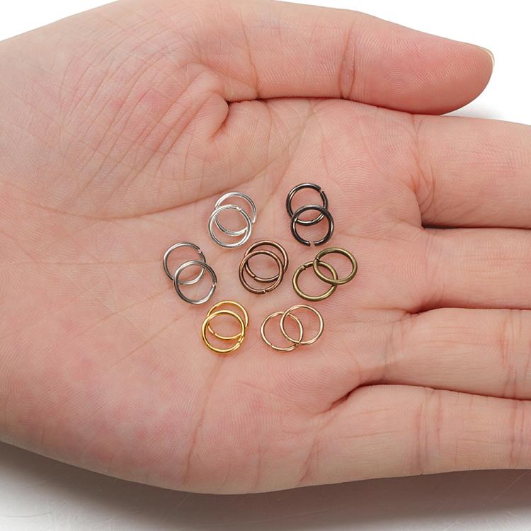 แหวนต่อเครื่องประดับทำมือ 200 ชิ้น อุปกรณ์ DIY ขนาด 0.5 x 3 มม., 0.5 x 4 มม., 0.7 x 5 มม., 0.9 x 6 มม., 1.0 x 7 มม., 1.0 x 8 มม., 1.2 x 9 มม., 1.2 x 10 มม., 1.2 x 12 มม.
