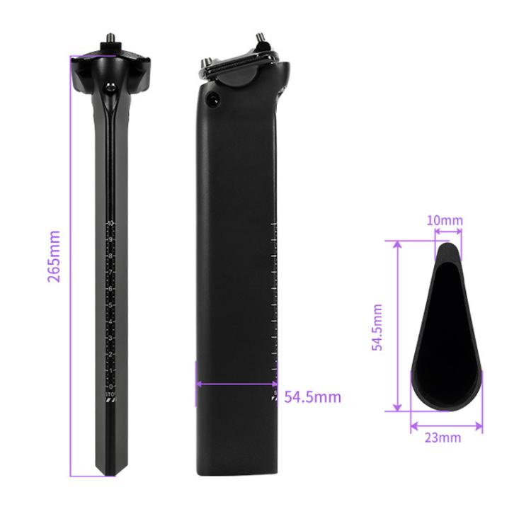 หลักอานจักรยานถนนคาร์บอนไฟเบอร์ TOSEEK สำหรับ JAVA Siluro 6top