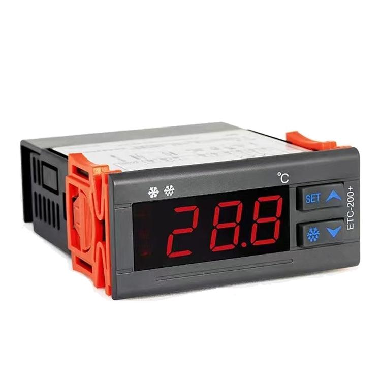 ETC-200+ Digital Temperature Controller with Refrigeration, Heating, Defrost Delay & Alarm, 220V English Version, 110V  English Version