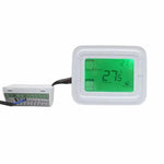 เทอร์โมสตัทดิจิทัล 220V พร้อมจอ LCD ขนาดใหญ่ สำหรับเครื่องปรับอากาศ FCU, T6861H2WB, T6861H2WG