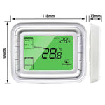 เทอร์โมสตัทดิจิทัล 220V พร้อมจอ LCD ขนาดใหญ่ สำหรับเครื่องปรับอากาศ FCU, T6861H2WB, T6861H2WG