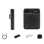 DIYO-1125 ไมโครโฟนเสียงดังสำหรับใช้งานกลางแจ้งพร้อมแสดงแบตเตอรี่ เครื่องขยายเสียงสำหรับครูในห้องเรียน ไมโครโฟนไร้สายเดี่ยวสีขาว, ไมโครโฟนไร้สายเดี่ยวสีดำ, ไมโครโฟนไร้สายแบบสวมศีรษะสีขาว, ไมโครโฟนไร้สายแบบสวมศีรษะสีดำ, ไมโครโฟนไร้สายคู่สีขาว...