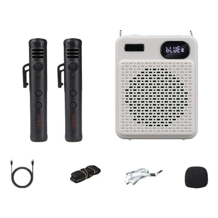 DIYO-1125 ไมโครโฟนเสียงดังสำหรับใช้งานกลางแจ้งพร้อมแสดงแบตเตอรี่ เครื่องขยายเสียงสำหรับครูในห้องเรียน ไมโครโฟนไร้สายเดี่ยวสีขาว, ไมโครโฟนไร้สายเดี่ยวสีดำ, ไมโครโฟนไร้สายแบบสวมศีรษะสีขาว, ไมโครโฟนไร้สายแบบสวมศีรษะสีดำ, ไมโครโฟนไร้สายคู่สีขาว...