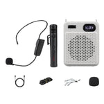 DIYO-1125 ไมโครโฟนเสียงดังสำหรับใช้งานกลางแจ้งพร้อมแสดงแบตเตอรี่ เครื่องขยายเสียงสำหรับครูในห้องเรียน ไมโครโฟนไร้สายเดี่ยวสีขาว, ไมโครโฟนไร้สายเดี่ยวสีดำ, ไมโครโฟนไร้สายแบบสวมศีรษะสีขาว, ไมโครโฟนไร้สายแบบสวมศีรษะสีดำ, ไมโครโฟนไร้สายคู่สีขาว...