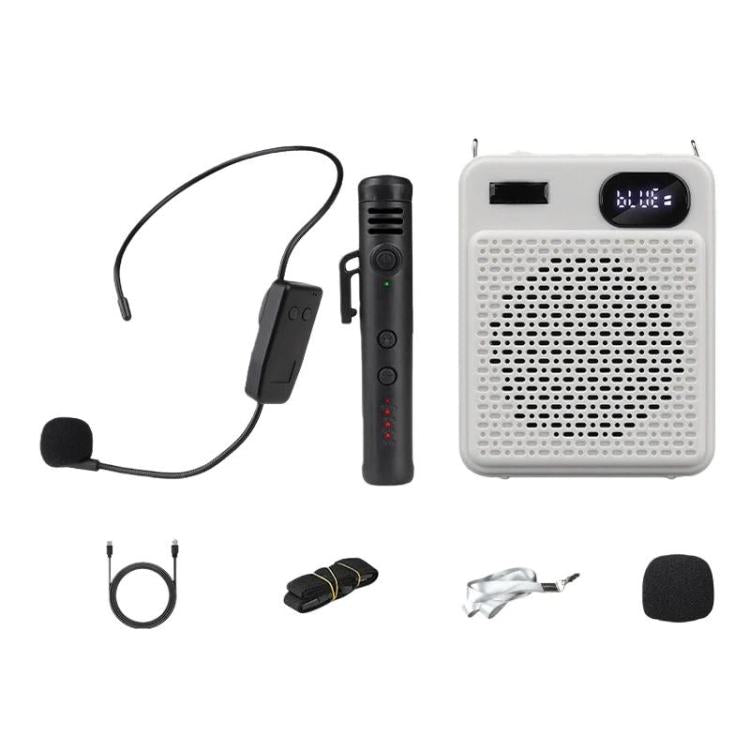 DIYO-1125 ไมโครโฟนเสียงดังสำหรับใช้งานกลางแจ้งพร้อมแสดงแบตเตอรี่ เครื่องขยายเสียงสำหรับครูในห้องเรียน ไมโครโฟนไร้สายเดี่ยวสีขาว, ไมโครโฟนไร้สายเดี่ยวสีดำ, ไมโครโฟนไร้สายแบบสวมศีรษะสีขาว, ไมโครโฟนไร้สายแบบสวมศีรษะสีดำ, ไมโครโฟนไร้สายคู่สีขาว...