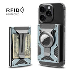 กระเป๋าใส่บัตรแม่เหล็กกัน RFID สำหรับ AirTag รุ่นที่ 2 / รุ่นที่ 1