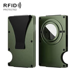กระเป๋าใส่บัตรโลหะกัน RFID สำหรับ AirTag รุ่นที่ 2 / รุ่นที่ 1