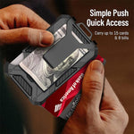 กระเป๋าใส่บัตรอลูมิเนียมป้องกัน RFID สำหรับ AirTag รุ่นที่ 2 / AirTag รุ่นที่ 1