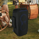 ปลอกคลุมลำโพง JBL Partybox Stage 320 รุ่นอัพเกรด พร้อมช่องกระเป๋าข้างสองด้าน ผ้าตาข่ายไนลอน